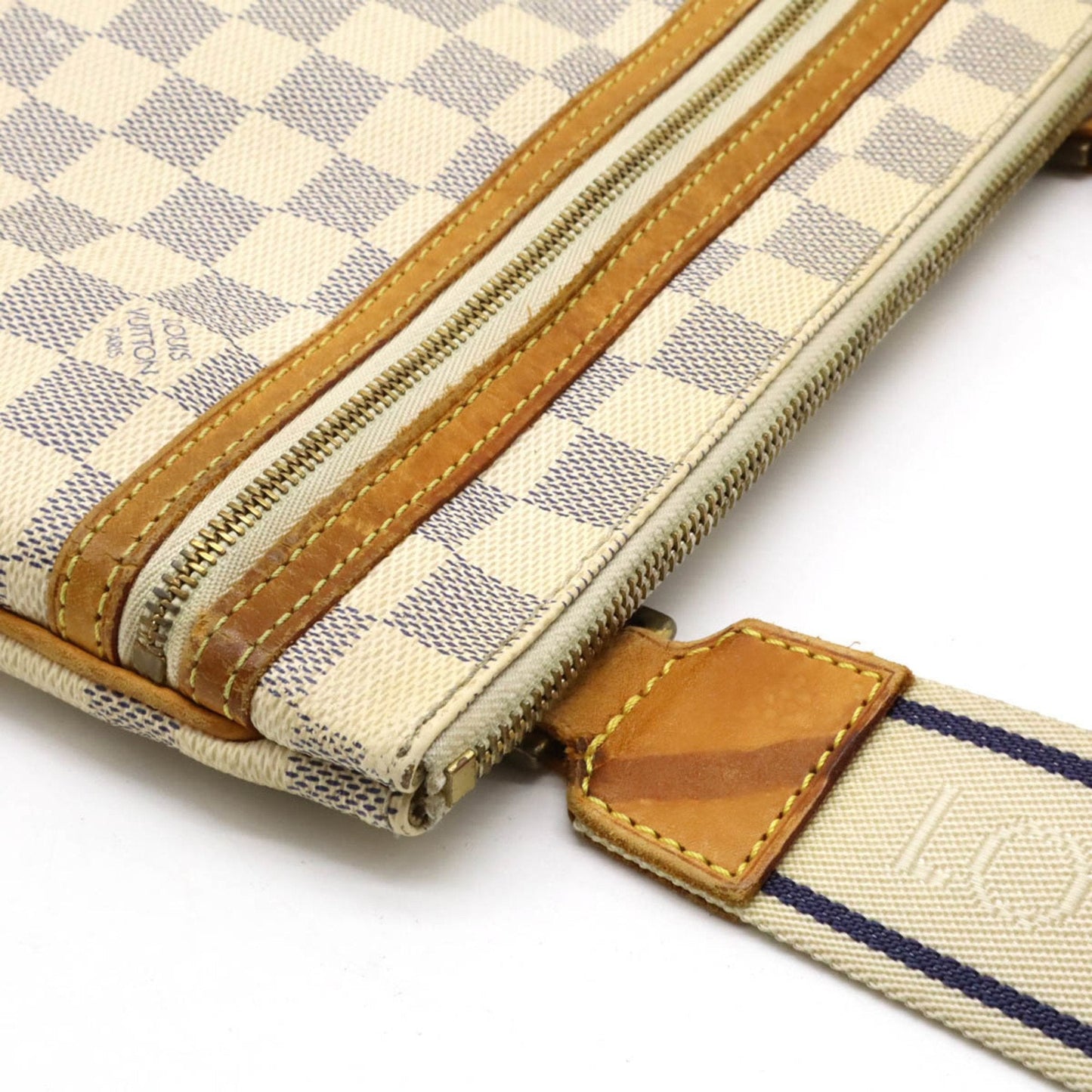 Louis Vuitton Damier Azur Ivory Pvc Pochette Shoulder Bag