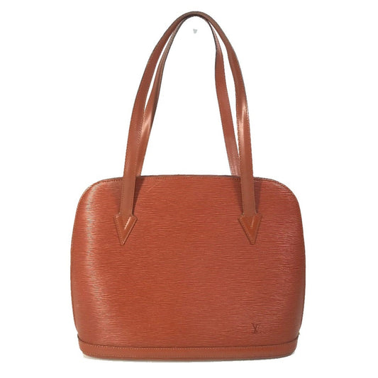 Louis Vuitton Brown Leather Shoulder Bag ()