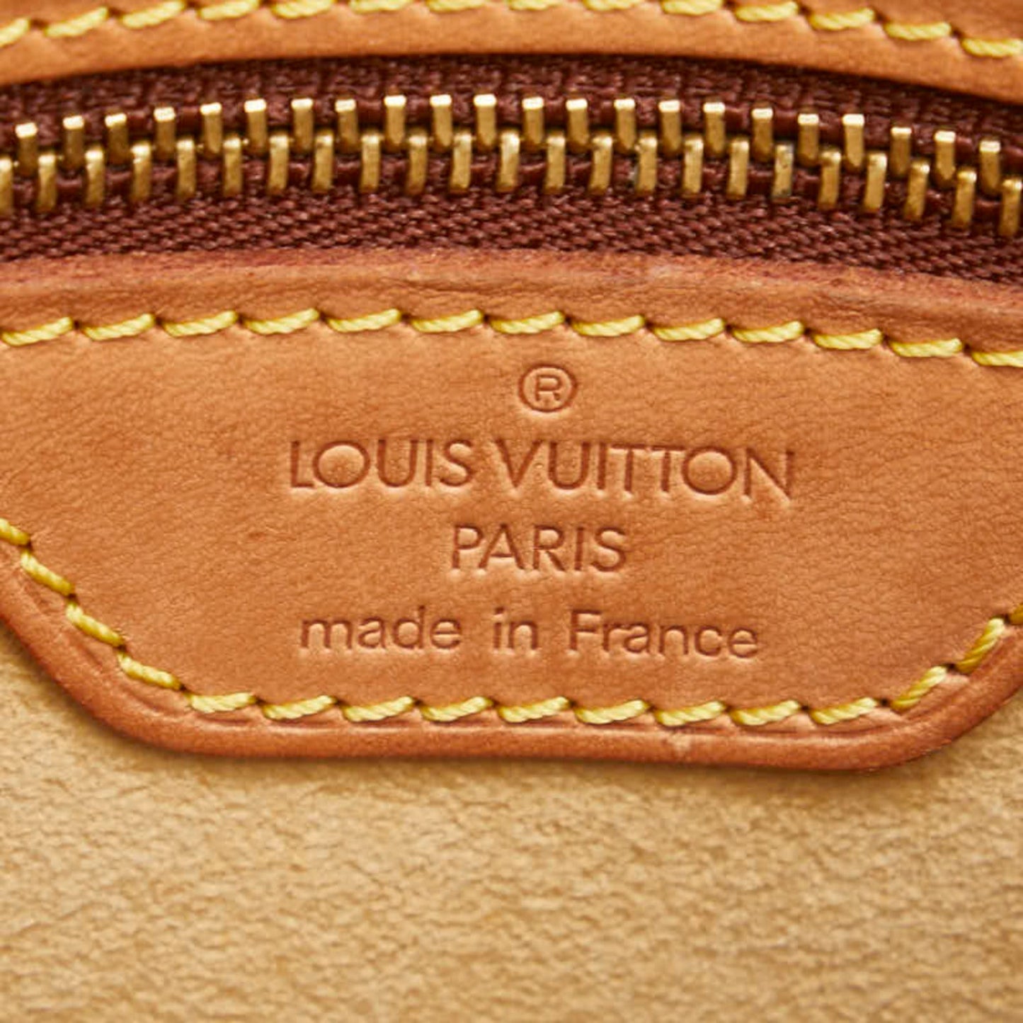 Louis Vuitton Brown Pvc Leather Handbag Shoulder Bag