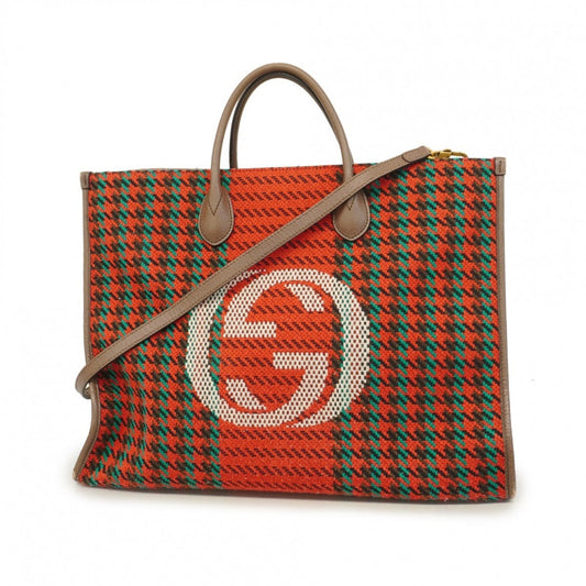 Gucci Multi-Color Wool Tote Bag ()