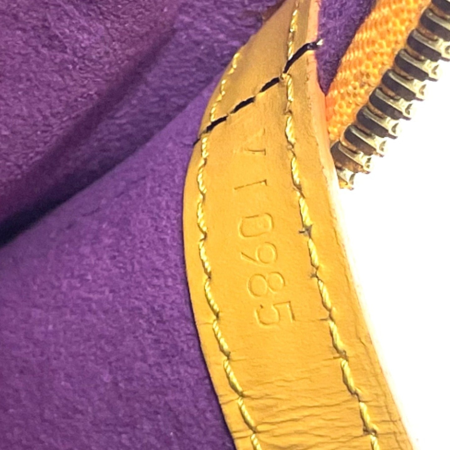 Louis Vuitton Yellow Leather Backpack