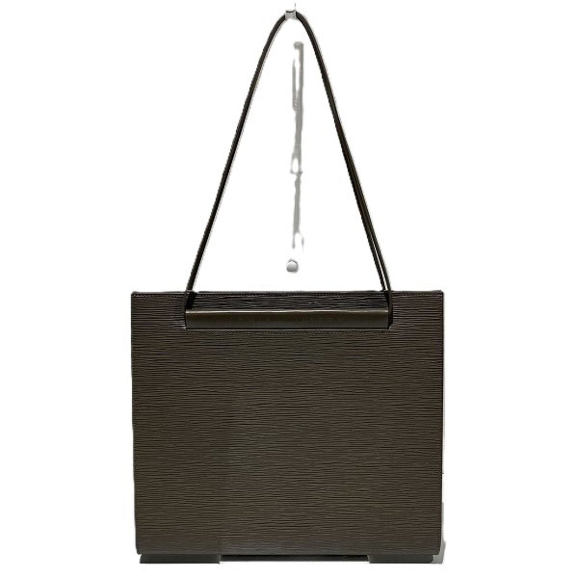 Louis Vuitton Beige Leather Handbag Shoulder Bag ()