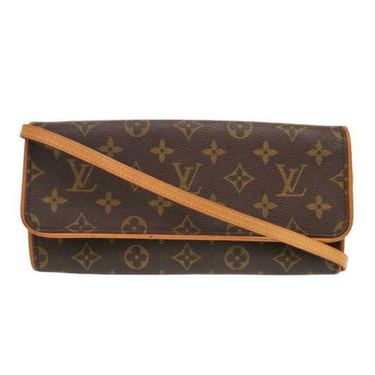 Louis Vuitton Brown Monogram Monogram Pochette Shoulder Bag ()