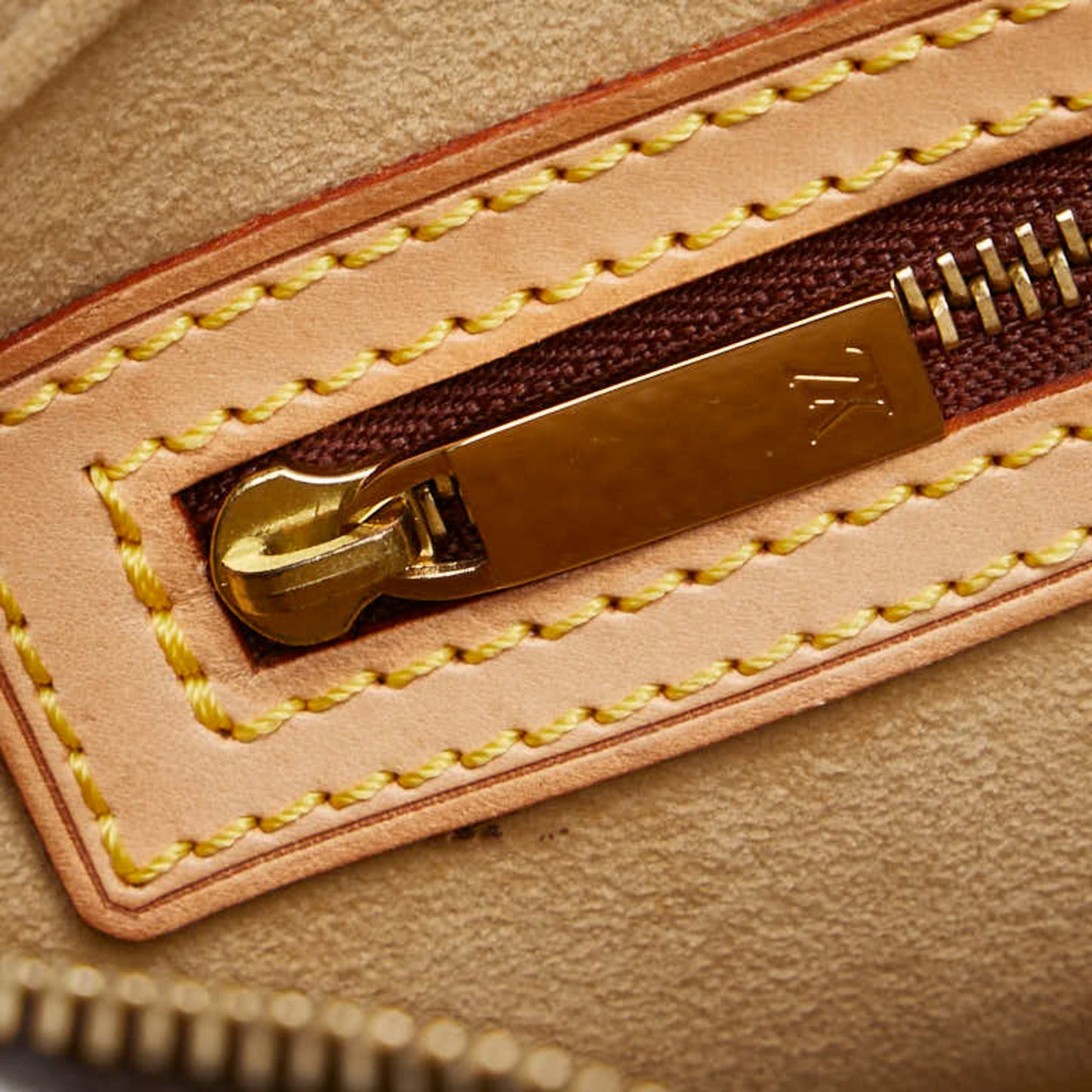 Louis Vuitton Brown Pvc Leather Shoulder Bag