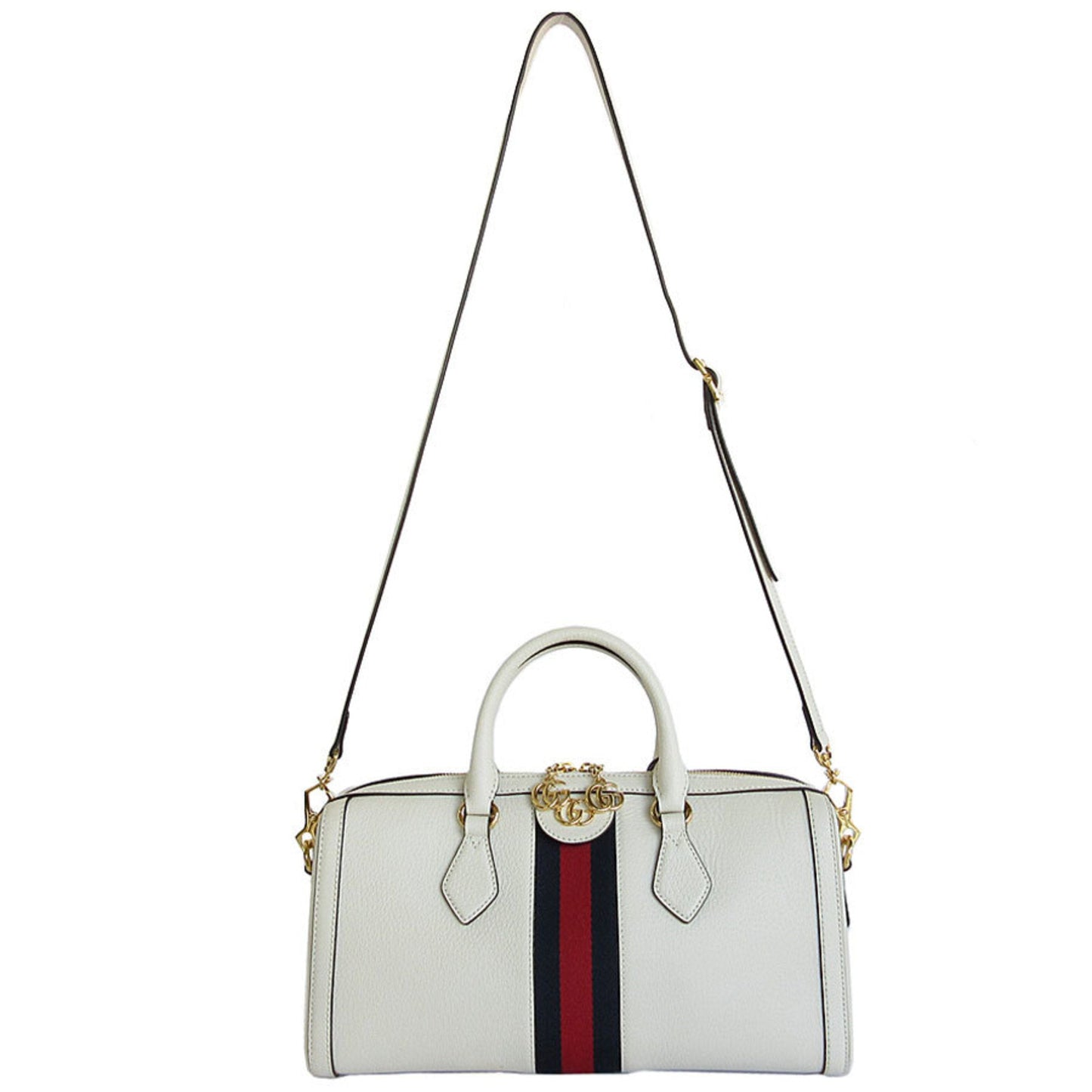 Gucci Off-White Leather Handbag Shoulder Bag