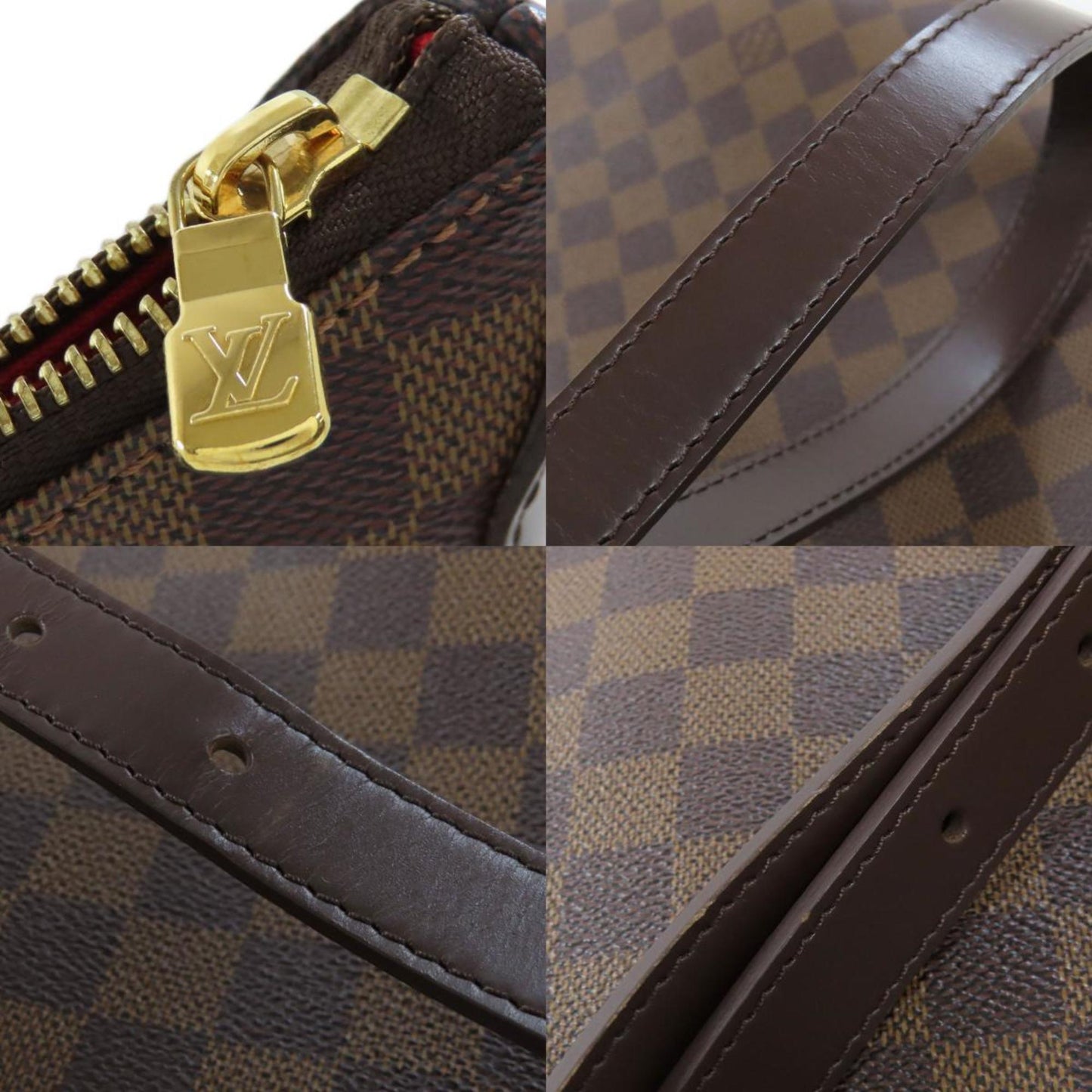 Louis Vuitton Damier Canvas Ebene Damier Canvas Shoulder Bag