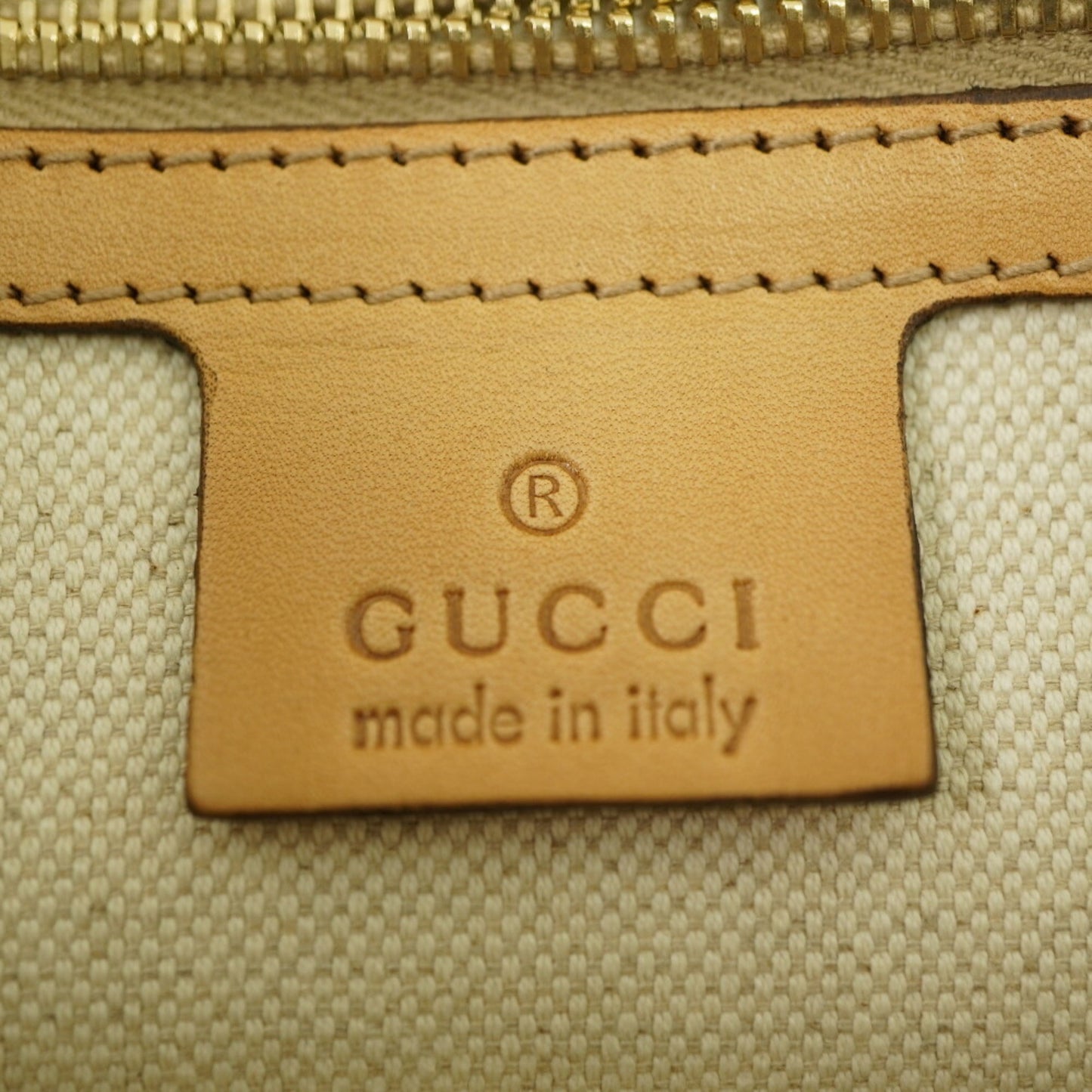 Gucci Beige Leather Handbag