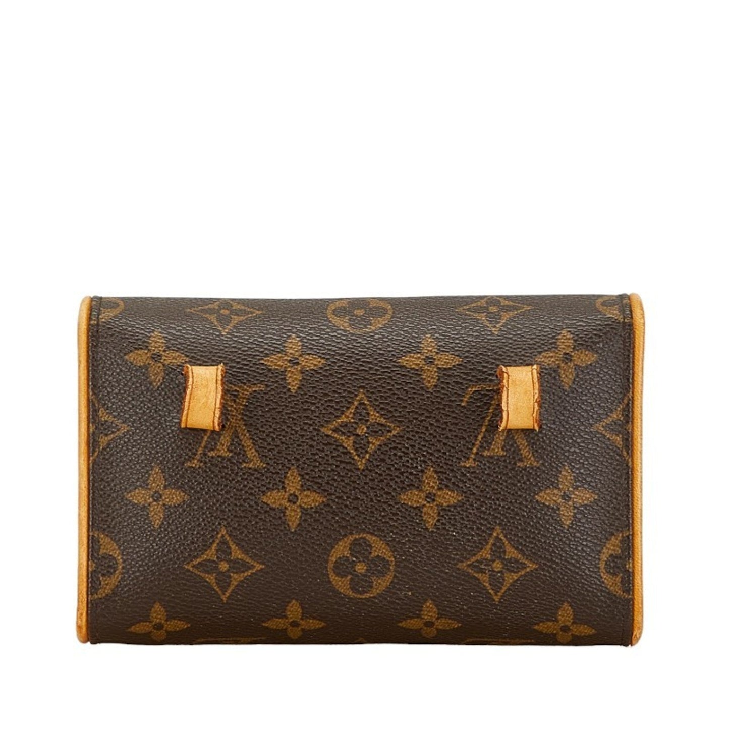 Louis Vuitton Brown Pvc Leather Pochette Shoulder Bag