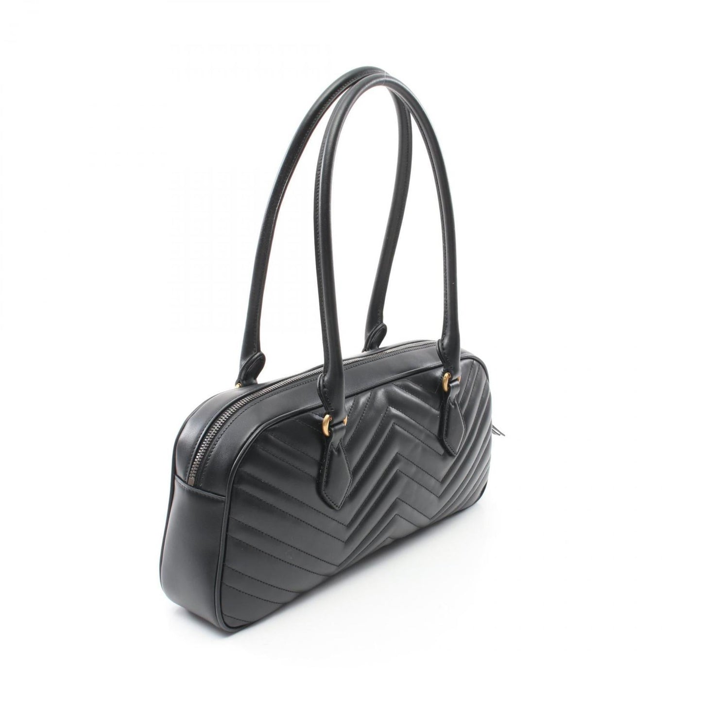 Gucci Black Leather Tote Bag