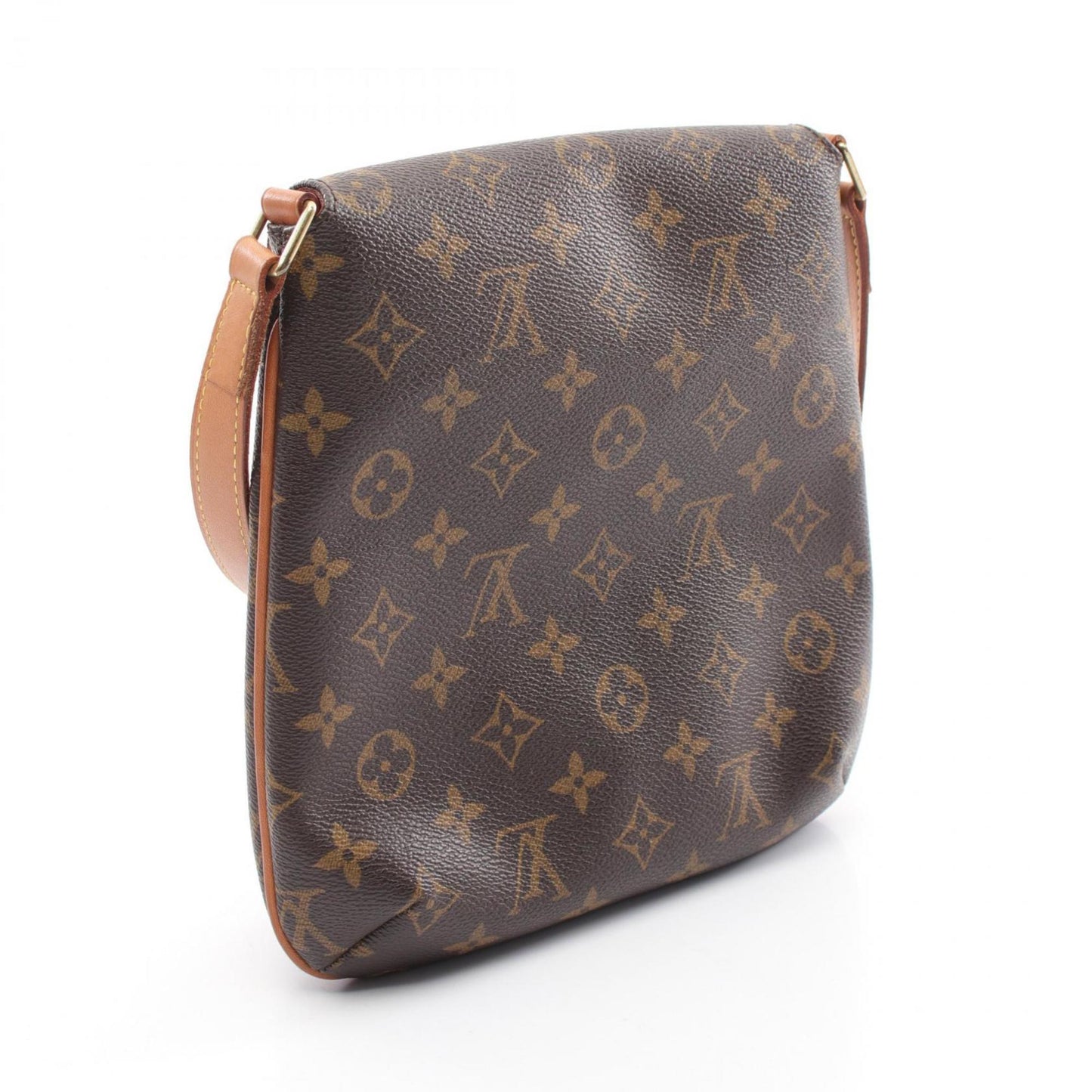 Louis Vuitton Brown Pvc Leather Shoulder Bag