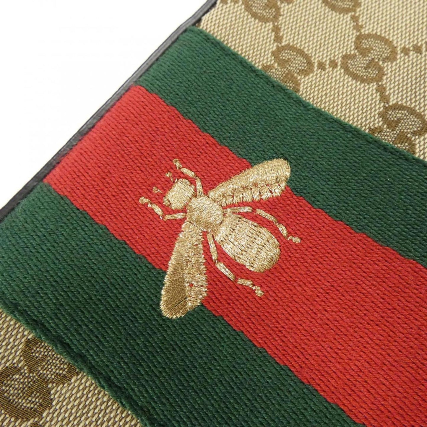 Gucci Beige Brown Gg Canvas Shoulder Bag