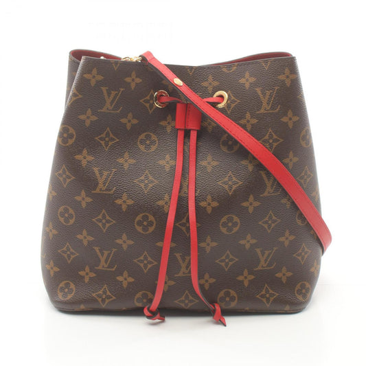 Louis Vuitton Brown Coquelicots Monogram Red Color Monogram Shoulder Bag ()