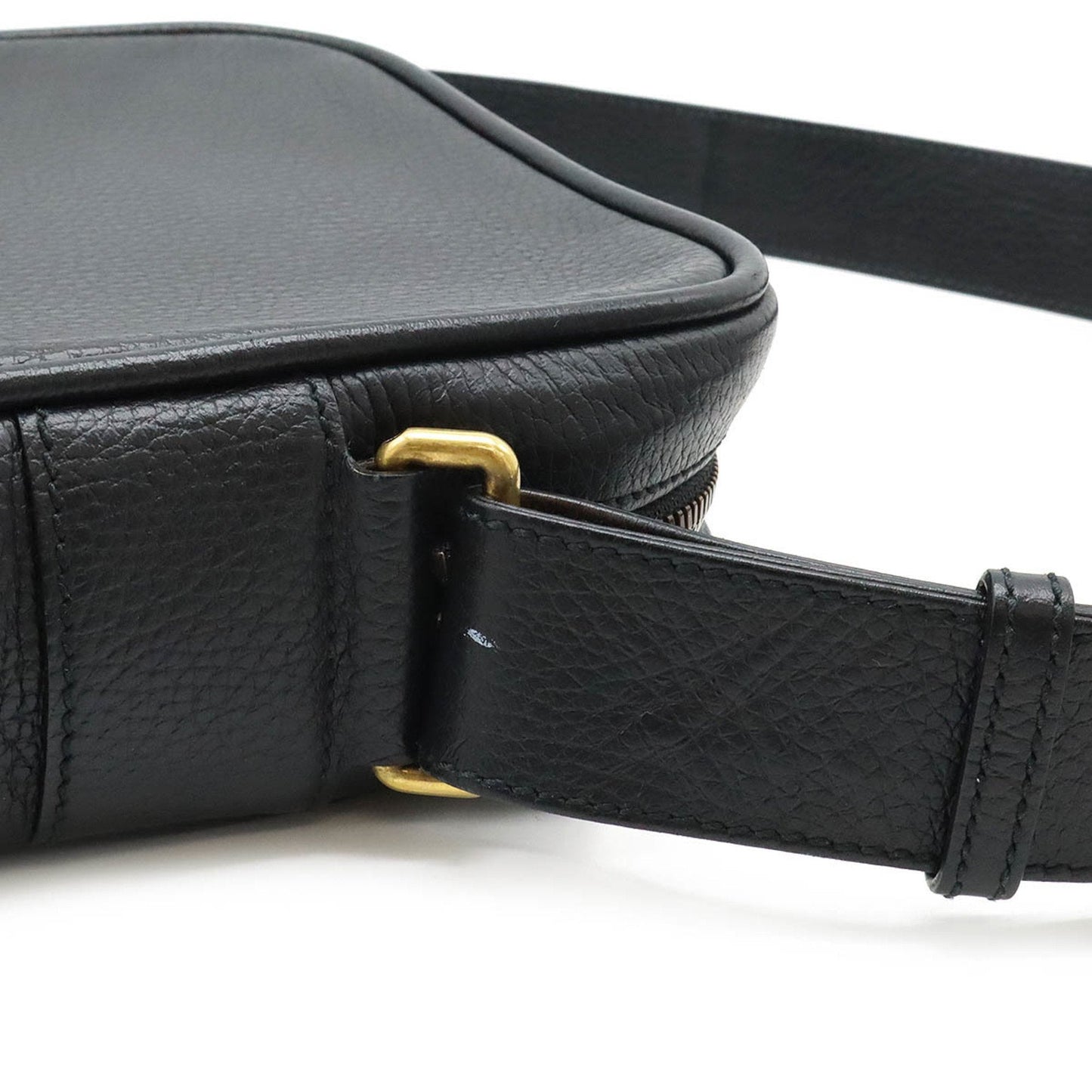 Gucci Black Leather Shoulder Bag