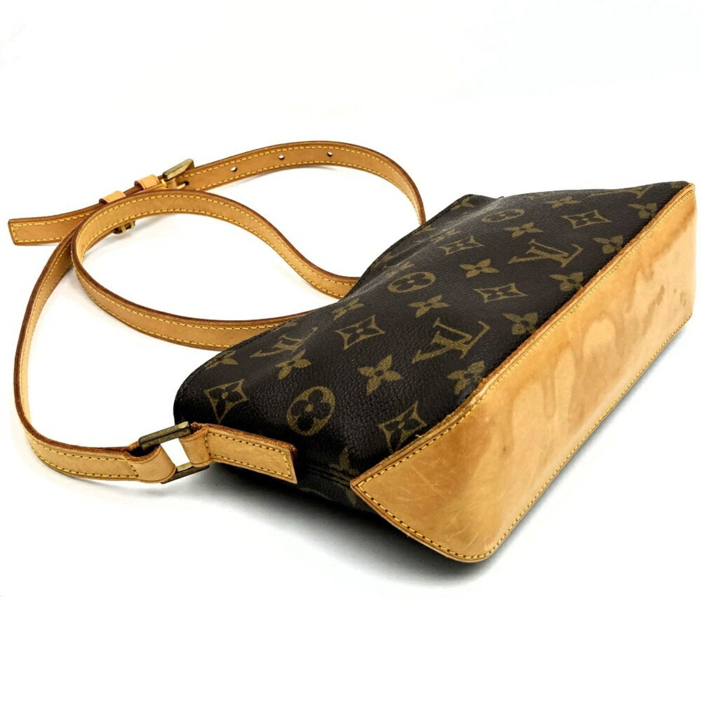 Louis Vuitton Brown Monogram Canvas Shoulder Bag