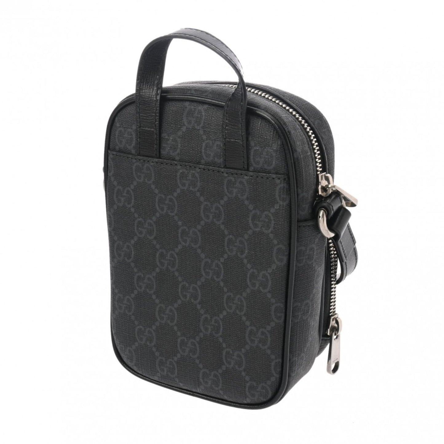 Gucci Black Pvc Leather Shoulder Bag