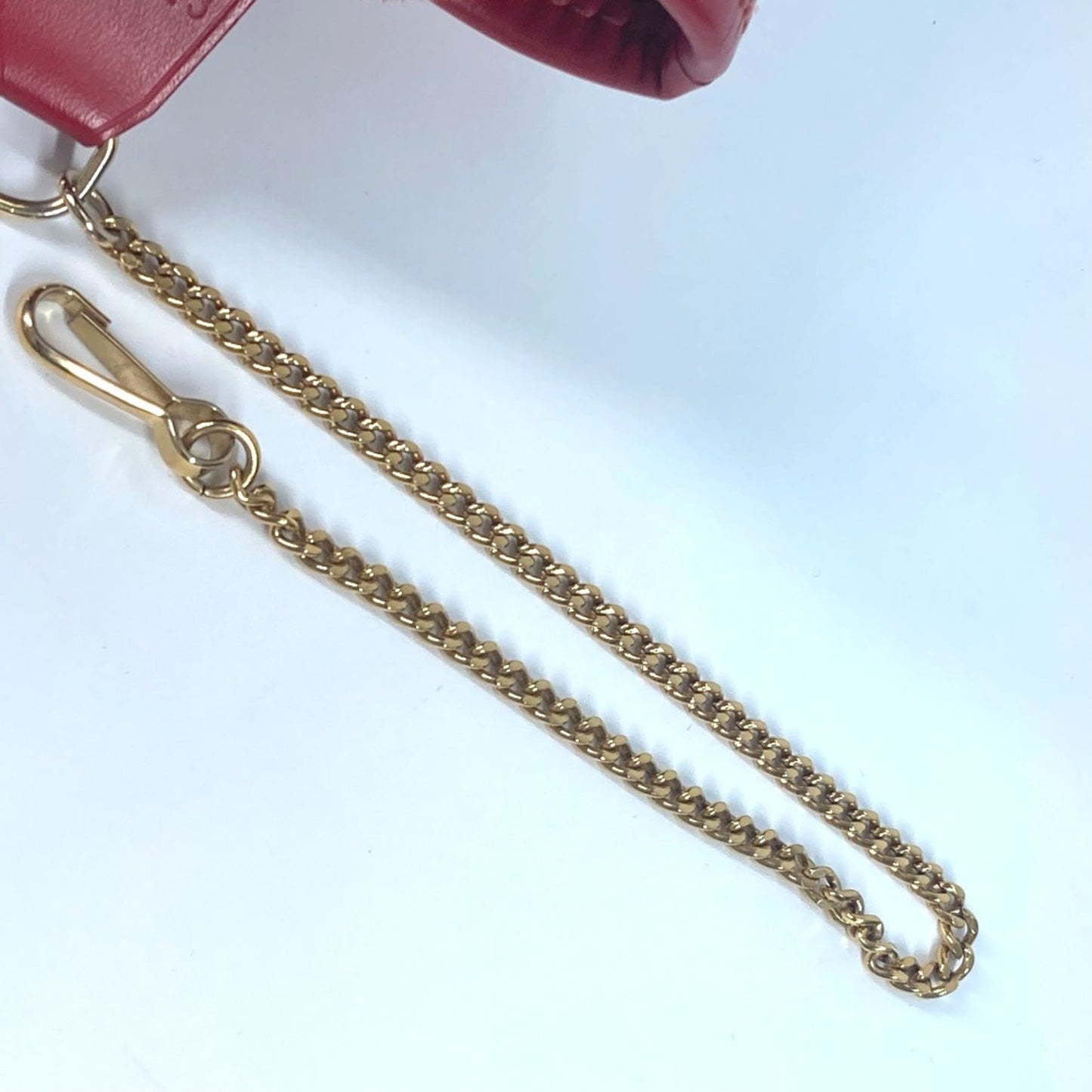 Louis Vuitton Red Leather Shoulder Bag