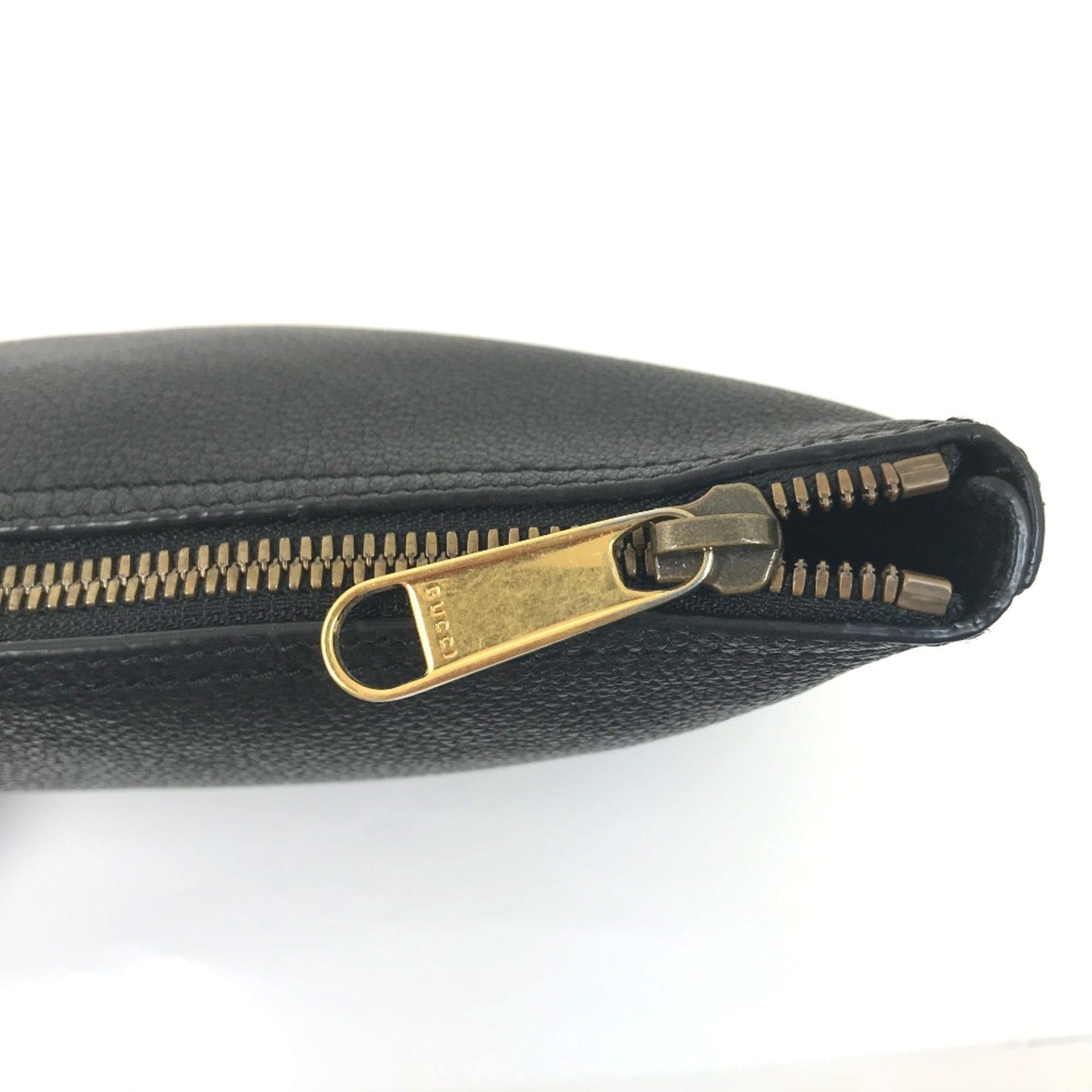 Gucci Black Leather Clutch Bag