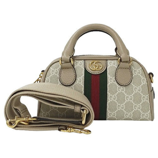Gucci Beige Grayish Gg Supreme Canvas Handbag Shoulder Bag ()