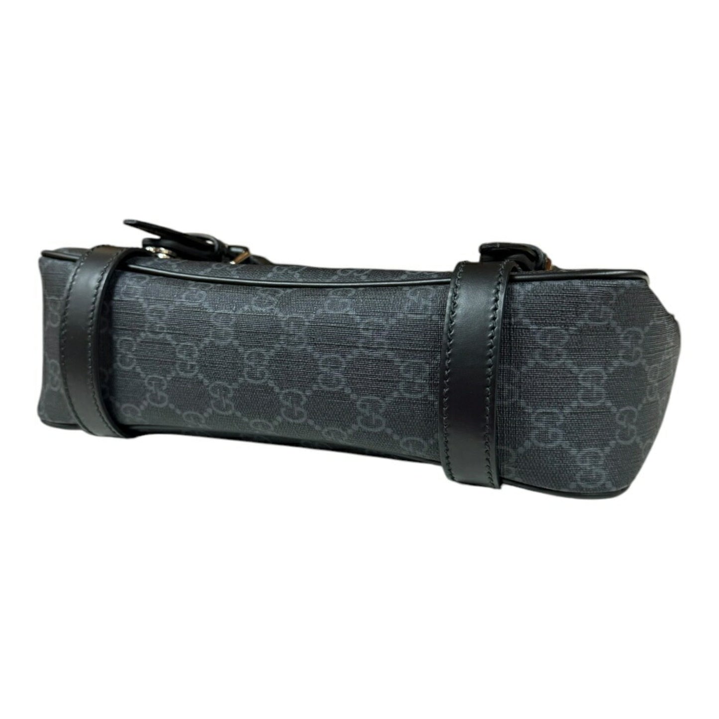 Gucci Black Gg Supreme Canvas Shoulder Bag