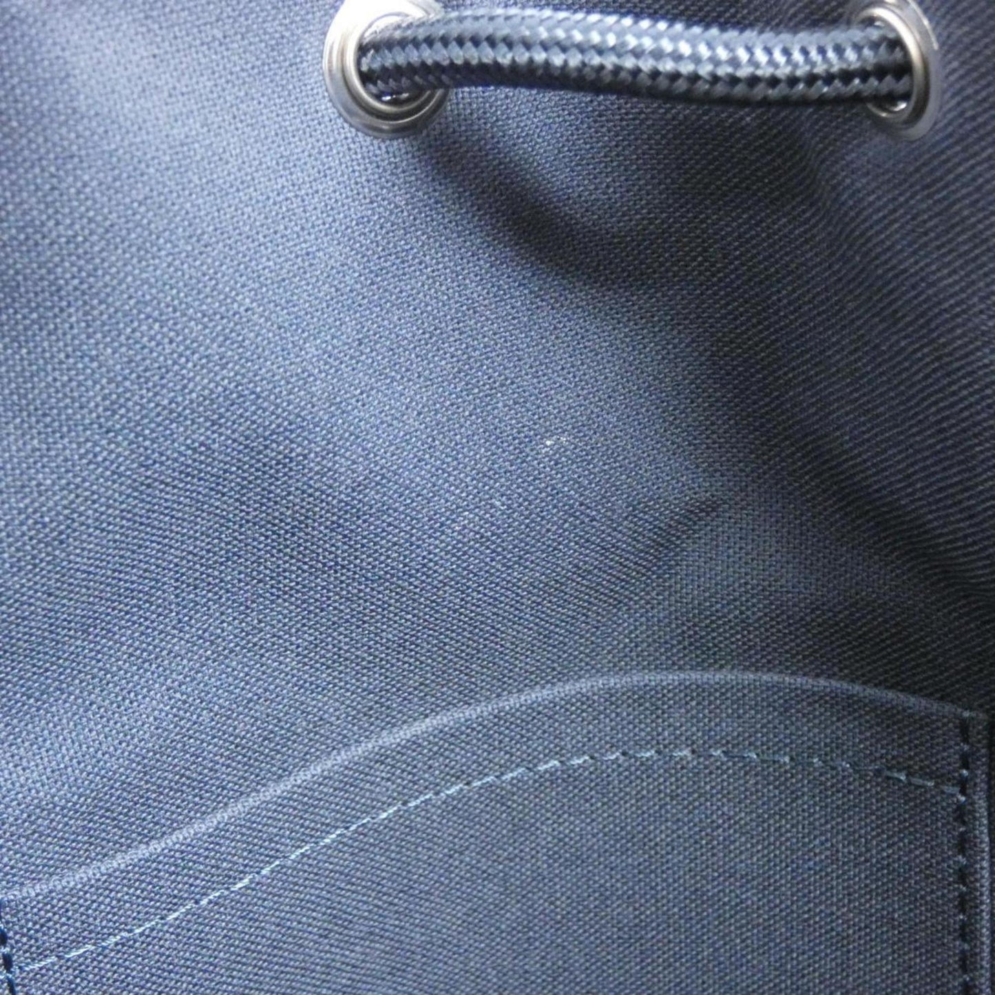 Louis Vuitton Blue Brown Ebene Coated Canvas Backpack