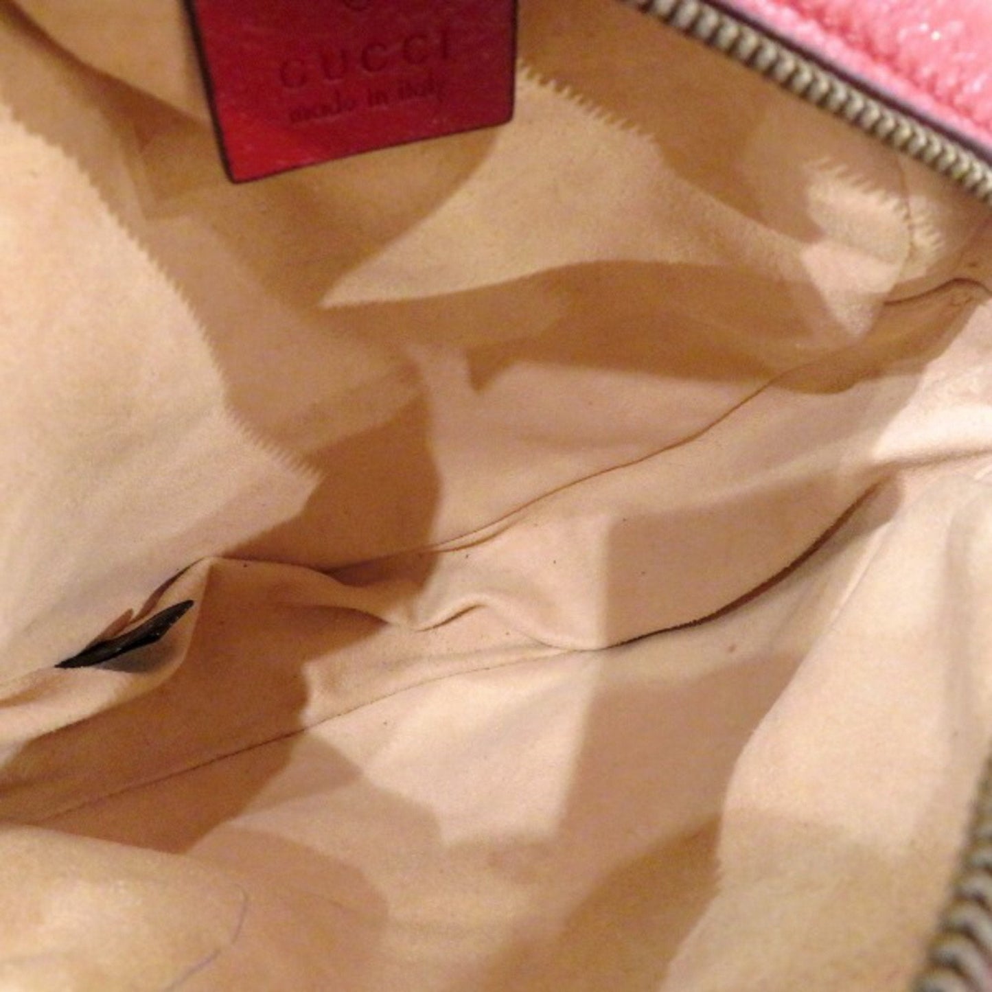 Gucci Red Color Leather Shoulder Bag