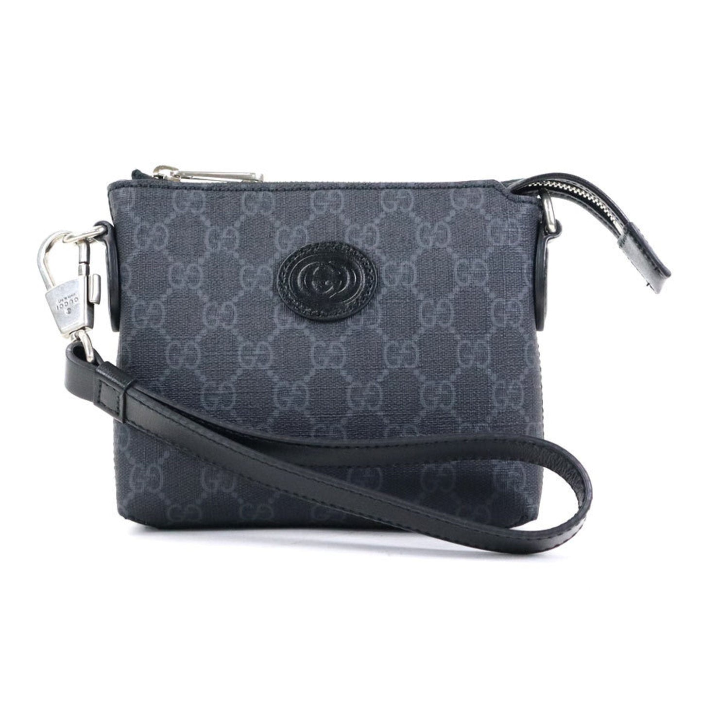 Gucci Dark Gray Gg Supreme Shoulder Bag ()