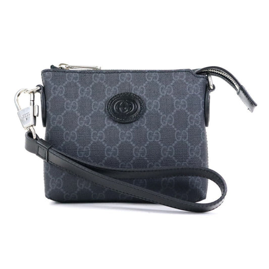 Gucci Dark Gray Gg Supreme Shoulder Bag ()
