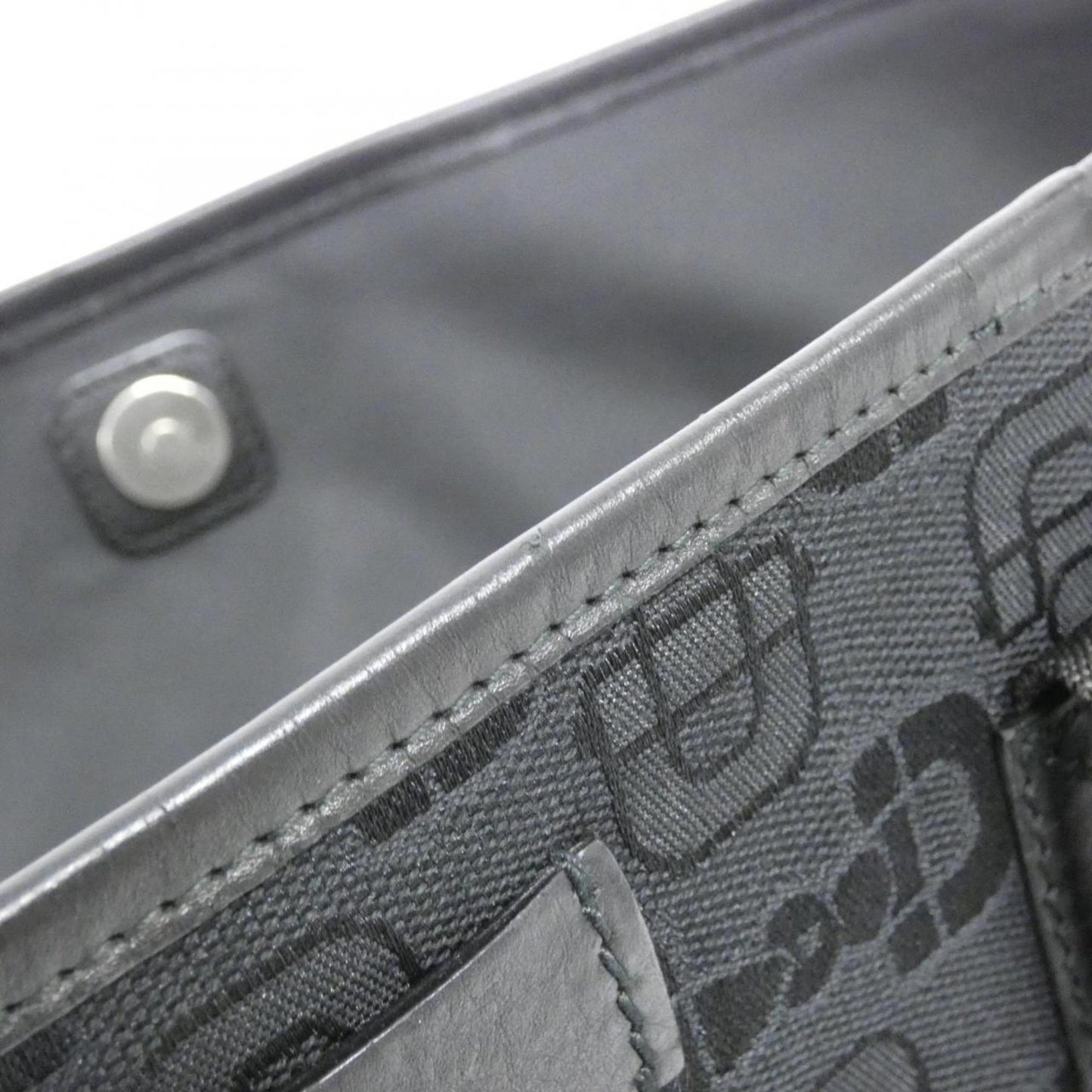 Gucci Black Canvas Handbag