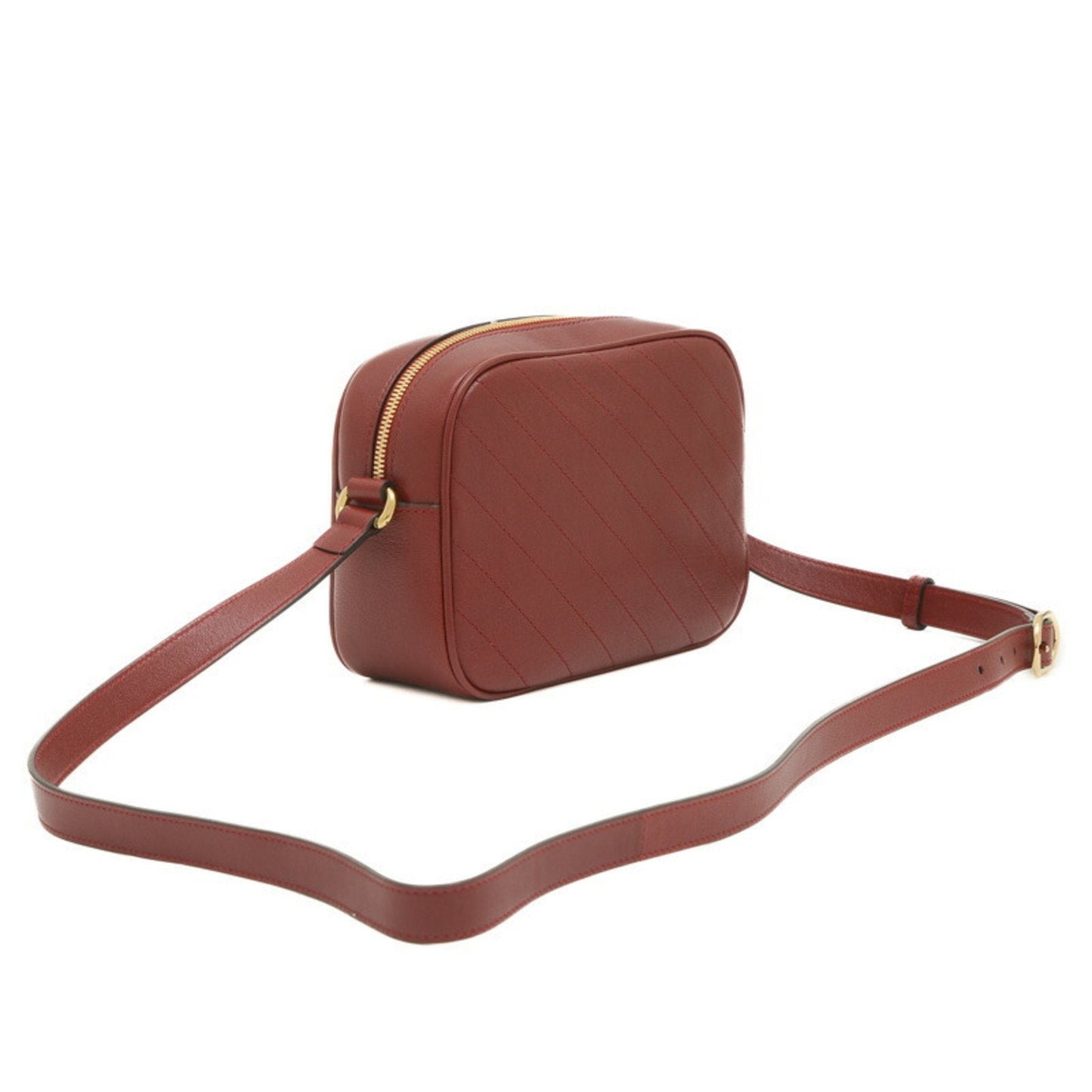 Gucci Wine Leather Shoulder Bag