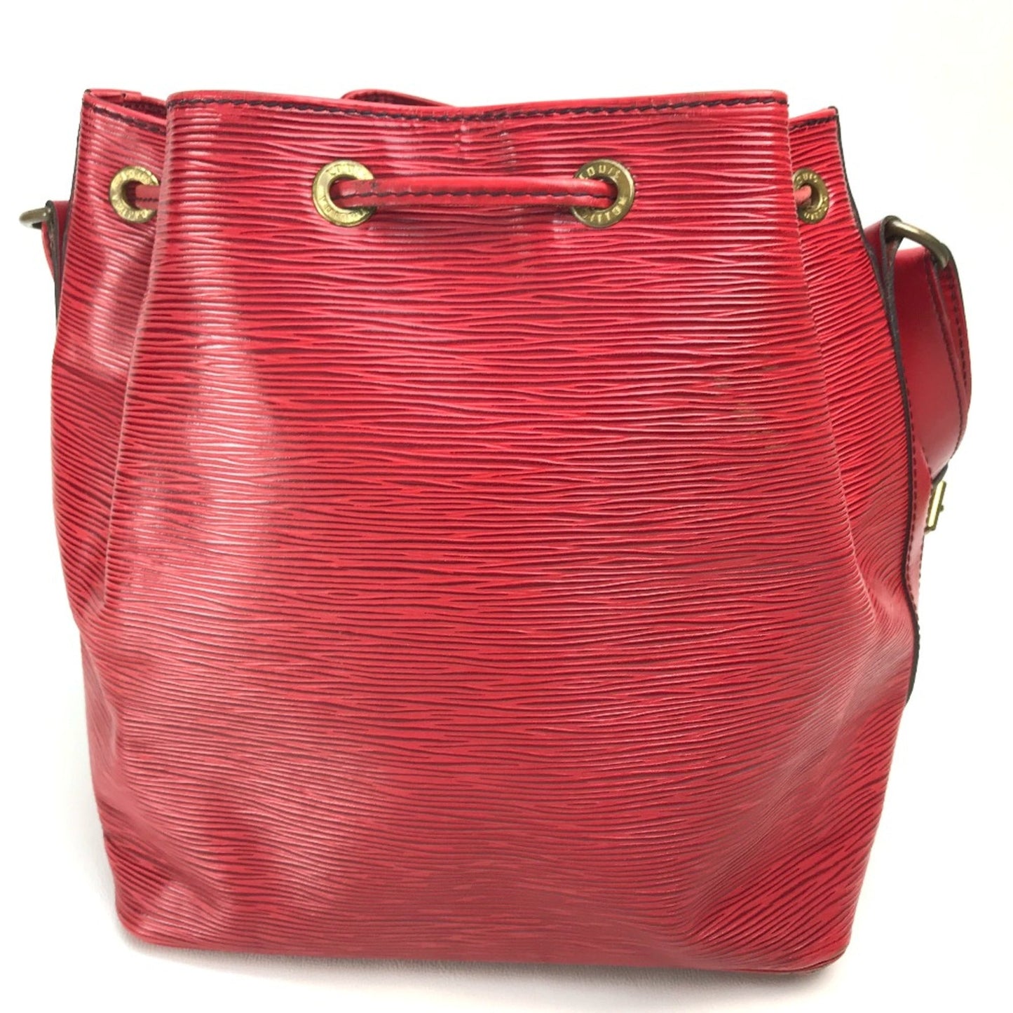 Louis Vuitton Red Leather Shoulder Bag