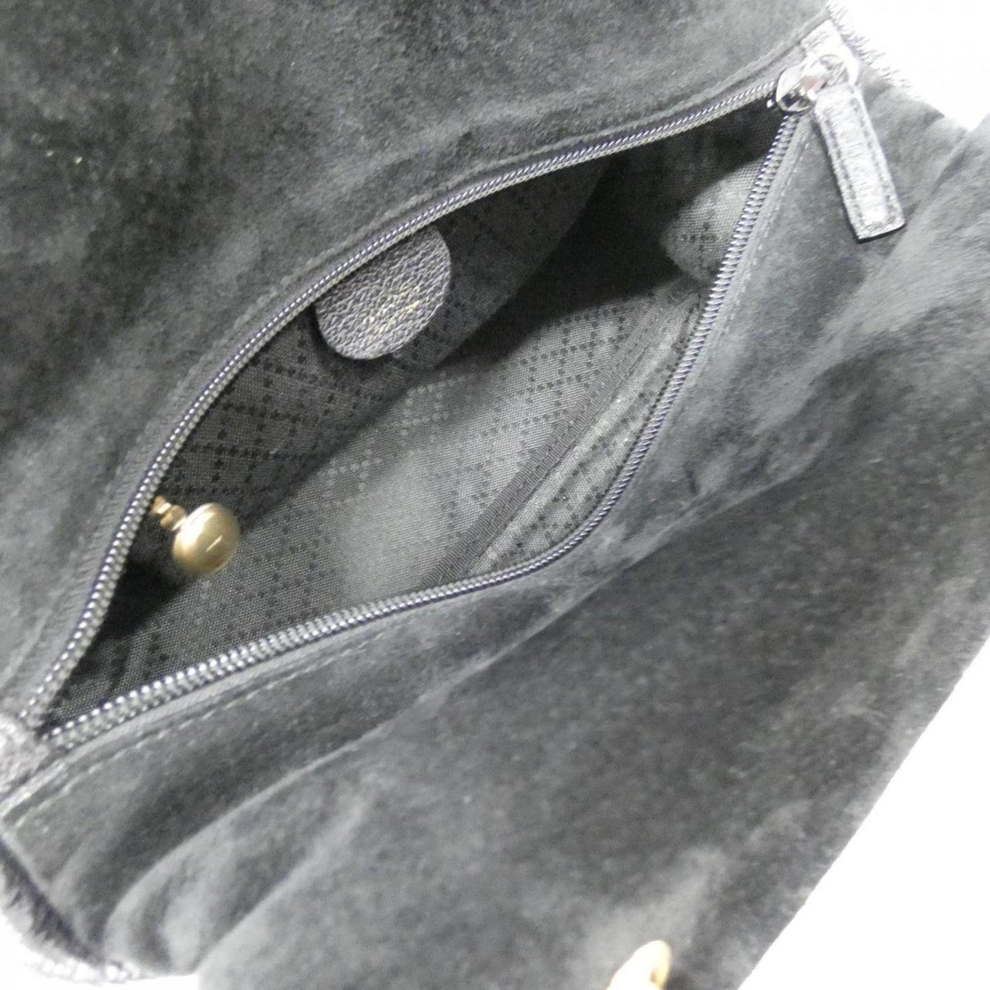 Gucci Black Suede Leather Handbag