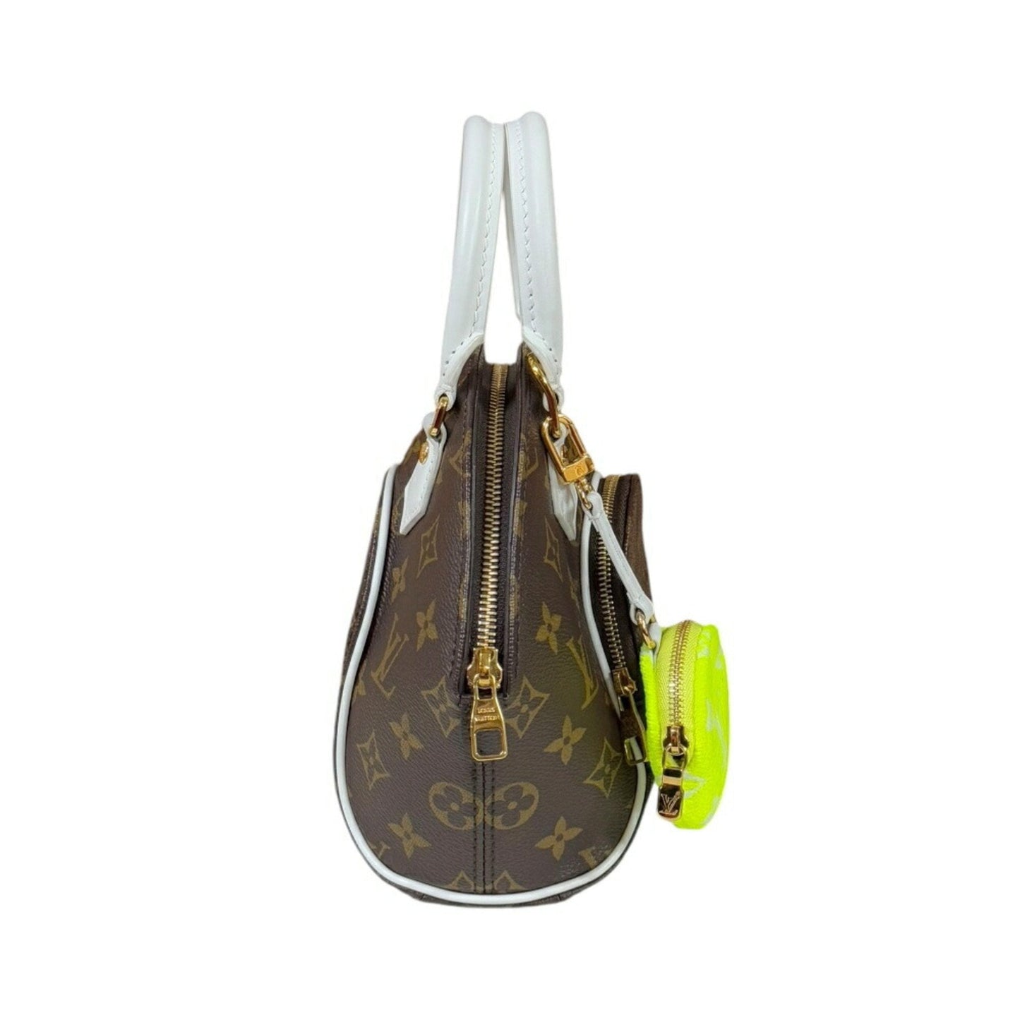 Louis Vuitton Monogram Brown White Monogram Shoulder Bag