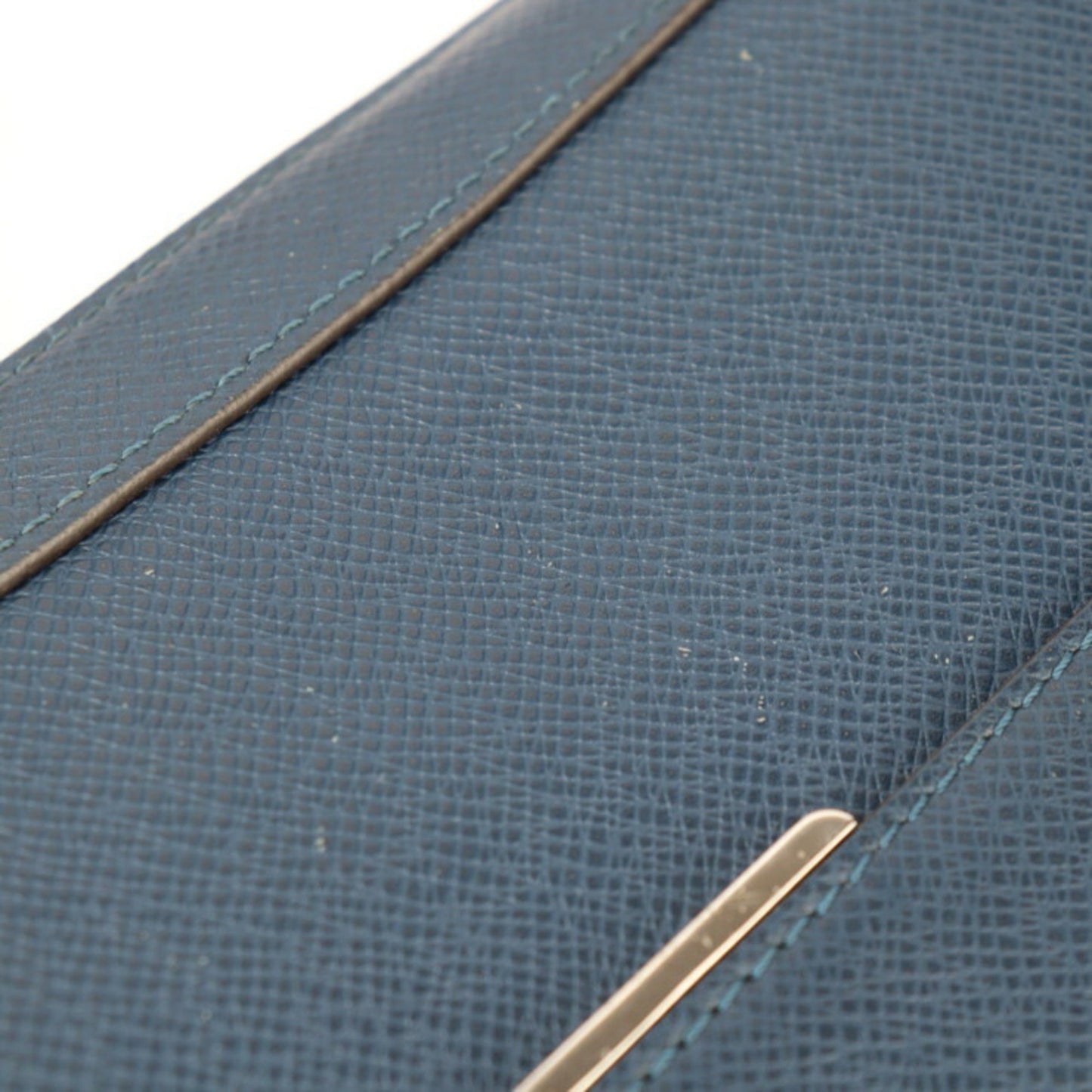 Louis Vuitton Navy Blue Taiga Leather Shoulder Bag