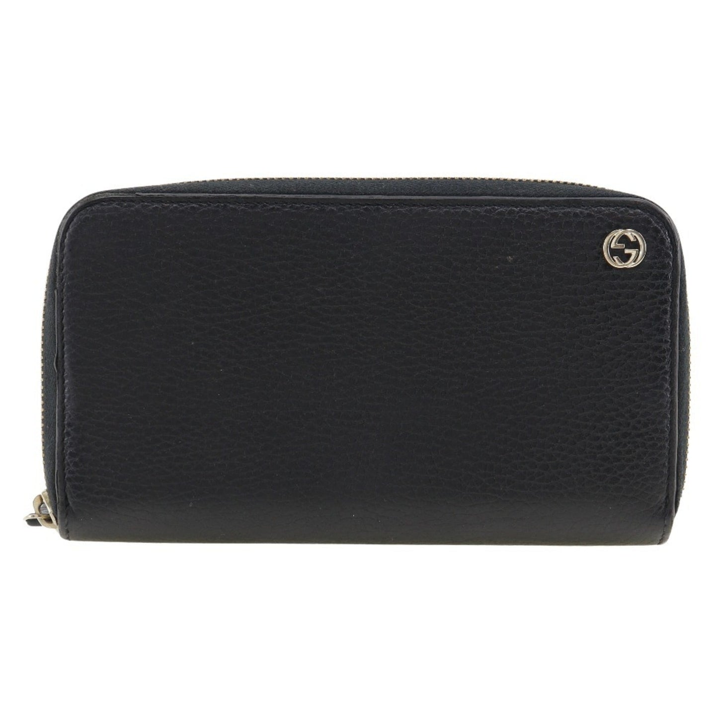 Gucci Black Leather Long Wallet (Bi-Fold) ()