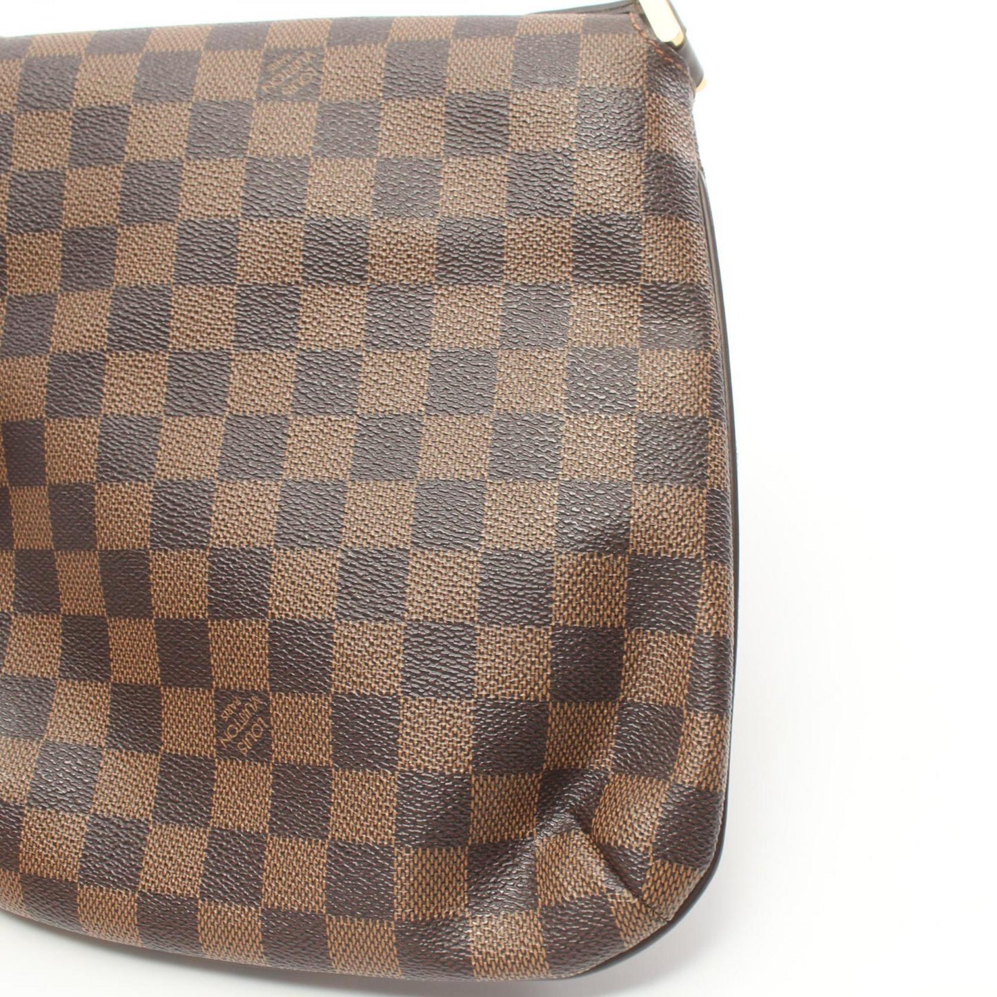 Louis Vuitton Brown Ebene Damier Canvas Leather Shoulder Bag