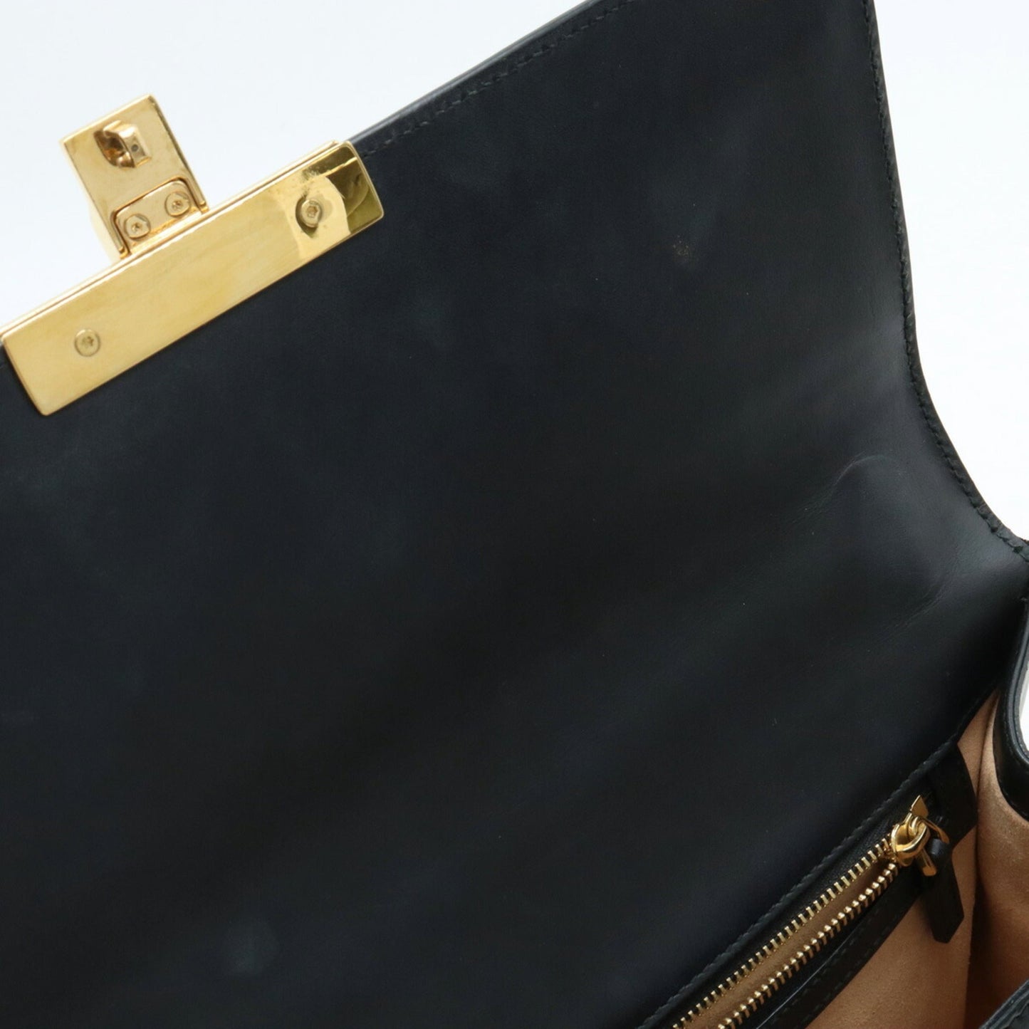 Gucci Black Leather Shoulder Bag