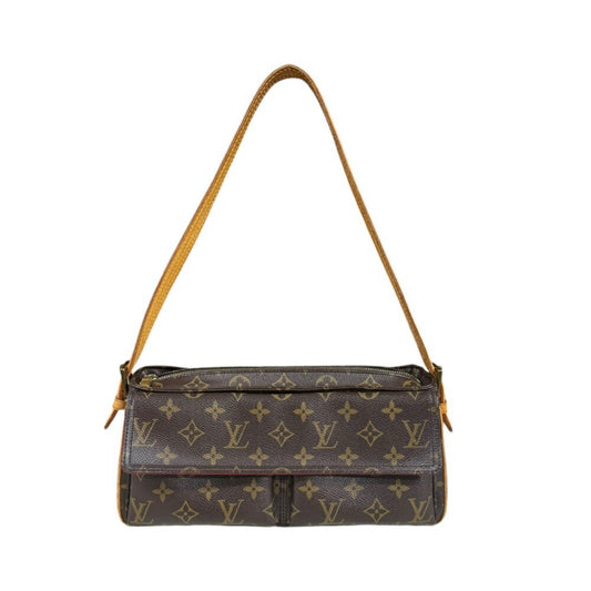 Louis Vuitton Brown Monogram Shoulder Bag ()