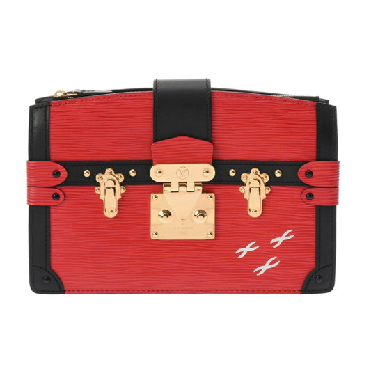 Louis Vuitton Noir Rouge Epi Leather Shoulder Bag ()