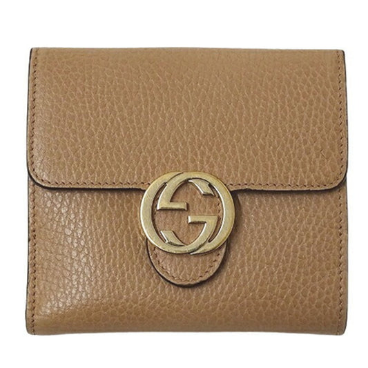 Gucci Beige Leather Wallet (Bi-Fold) ()