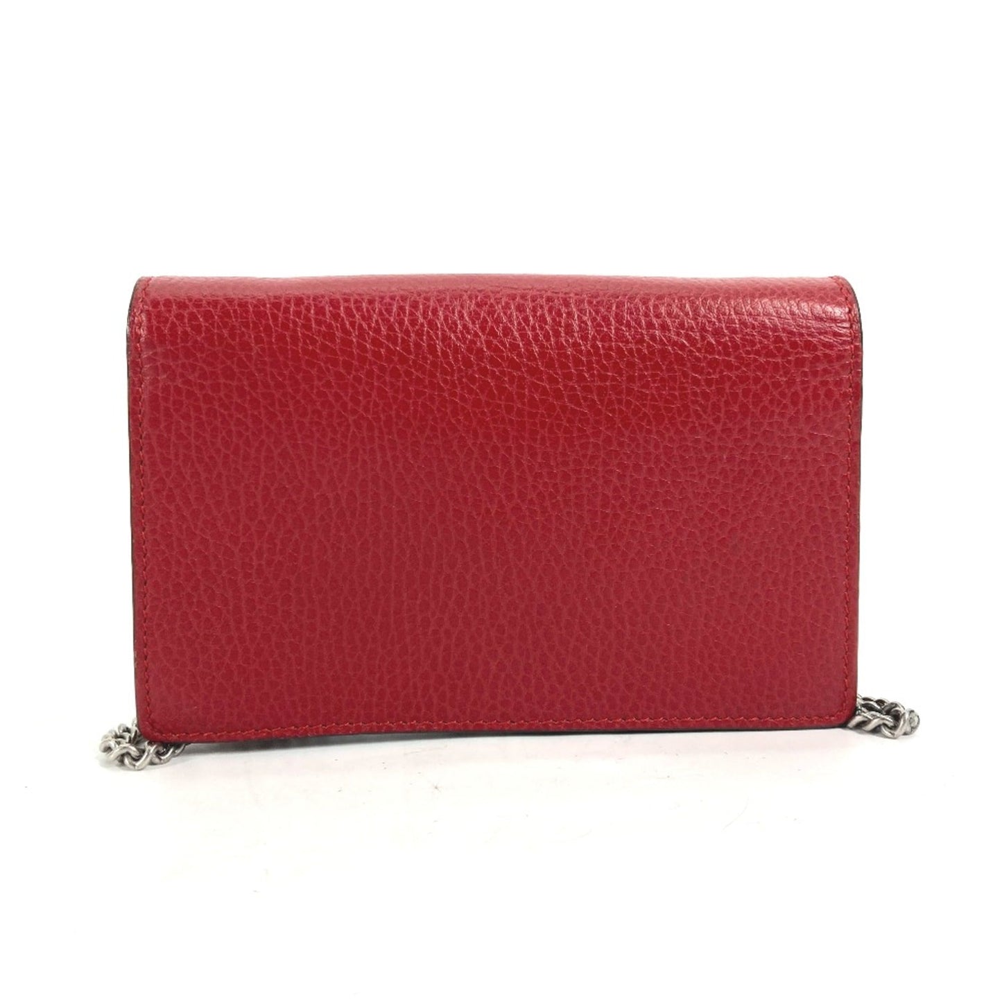 Gucci Red Leather Shoulder Bag