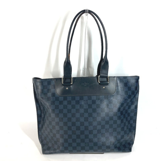 Louis Vuitton Navy Damier Canvas Shoulder Bag Tote Bag ()