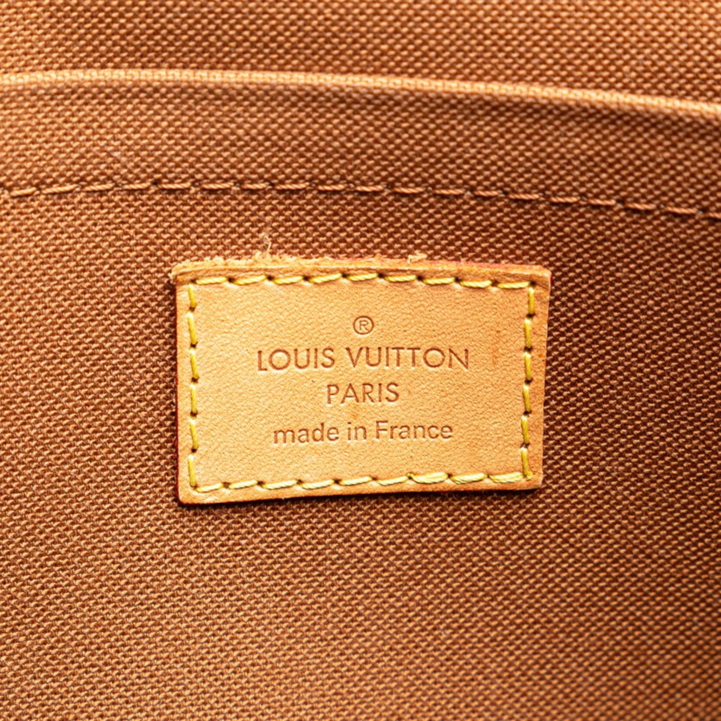 Louis Vuitton Brown Pvc Leather Shoulder Bag