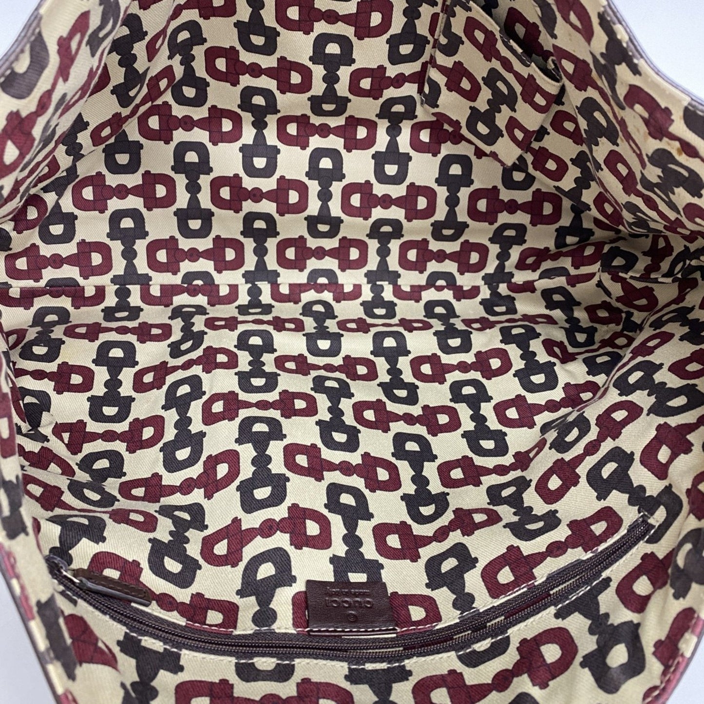 Gucci Brown Leather Tote Bag