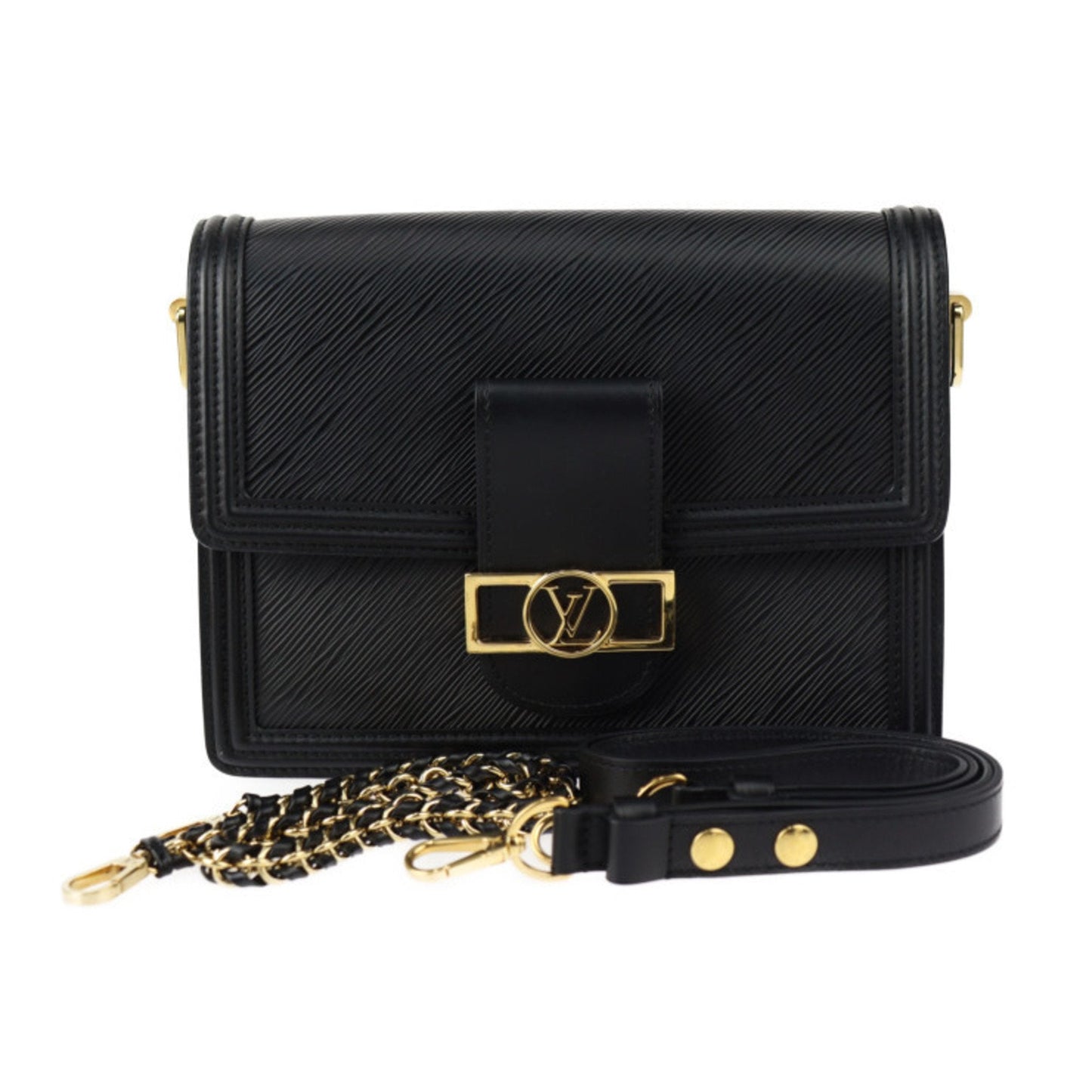 Louis Vuitton Black Epi Leather Handbag Shoulder Bag ()