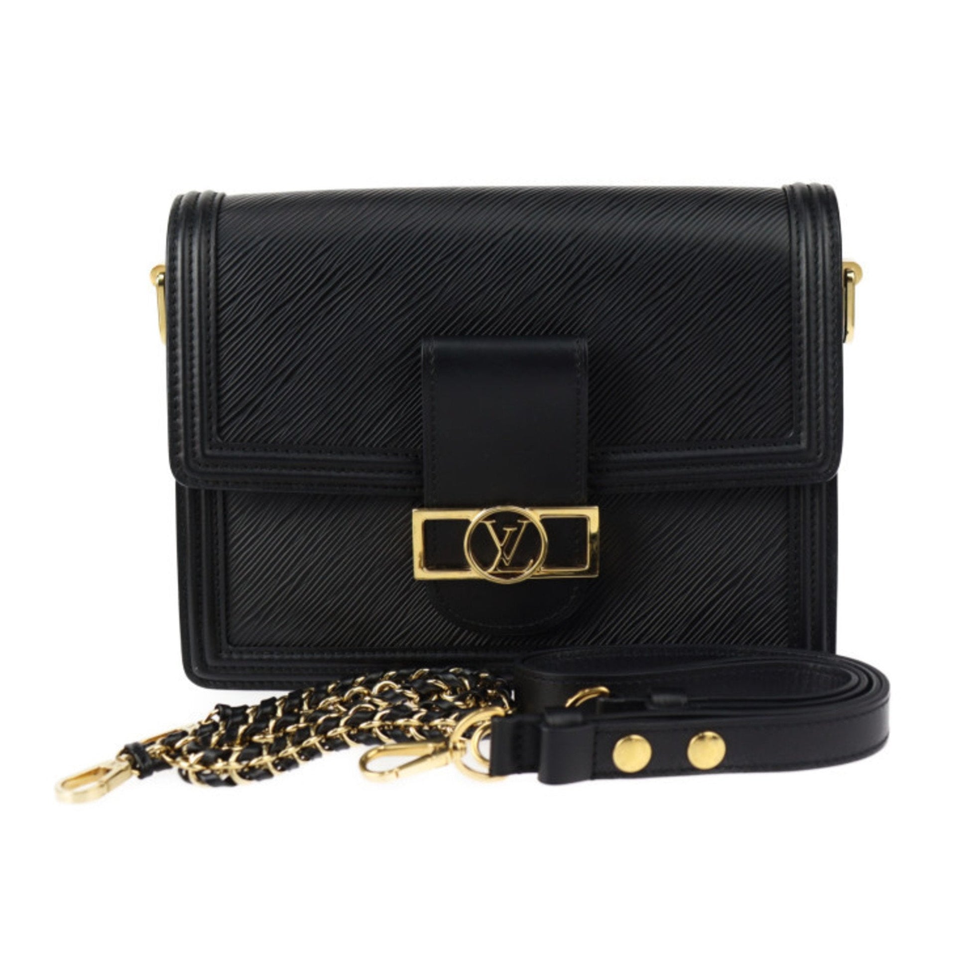 Louis Vuitton Black Epi Leather Handbag Shoulder Bag ()