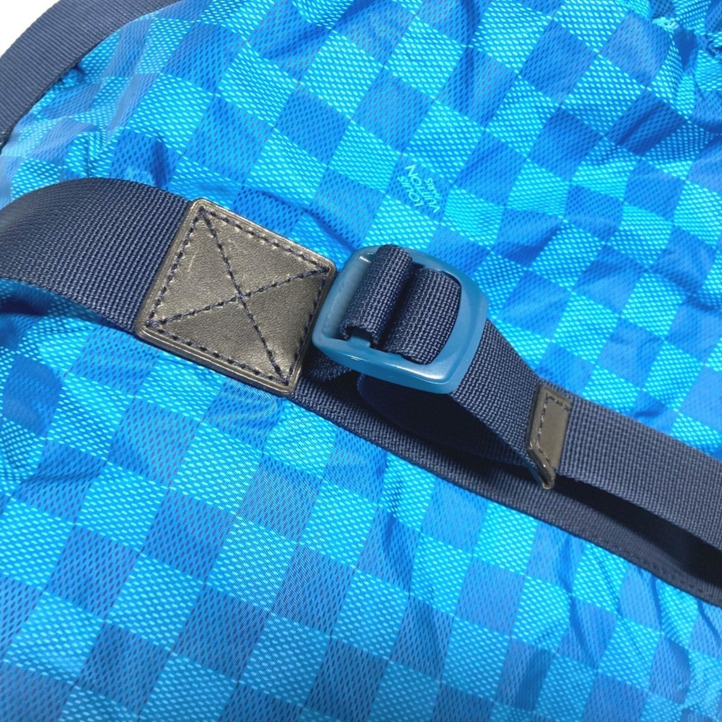 Louis Vuitton Blue Nylon Boston Bag Shoulder Bag