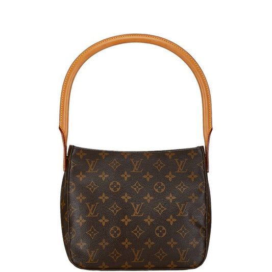 Louis Vuitton Brown Pvc Leather Shoulder Bag ()