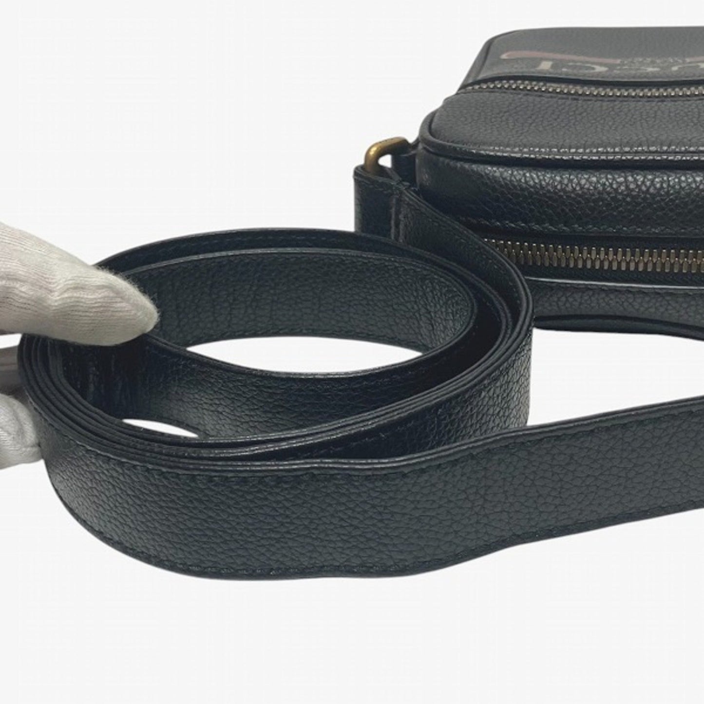 Gucci Black Leather Shoulder Bag
