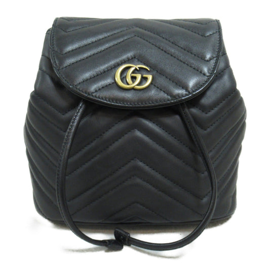 Gucci Black Leather Backpack ()