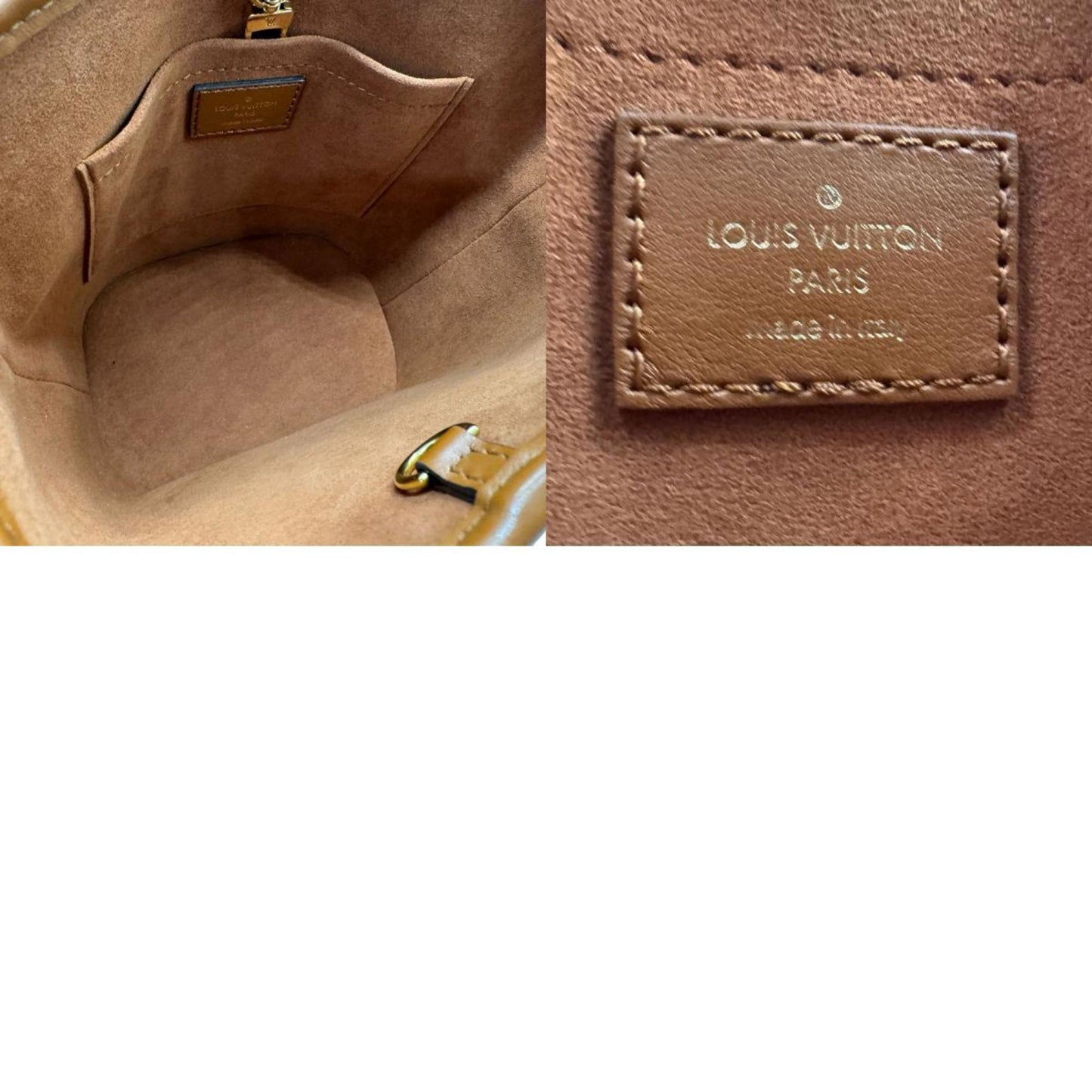 Louis Vuitton Brown Natural Raffia Leather Handbag Shoulder Bag